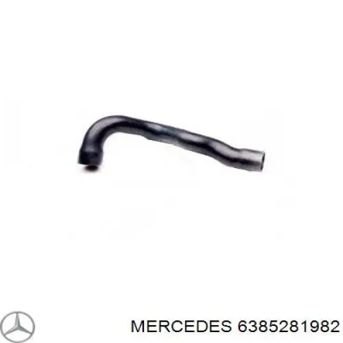 6385281982 Mercedes mangueira (cano derivado superior de intercooler)