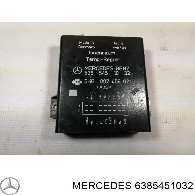 Контроллер системы управления отопителем Mercedes 6385451032 цена, от 10.05 USD
