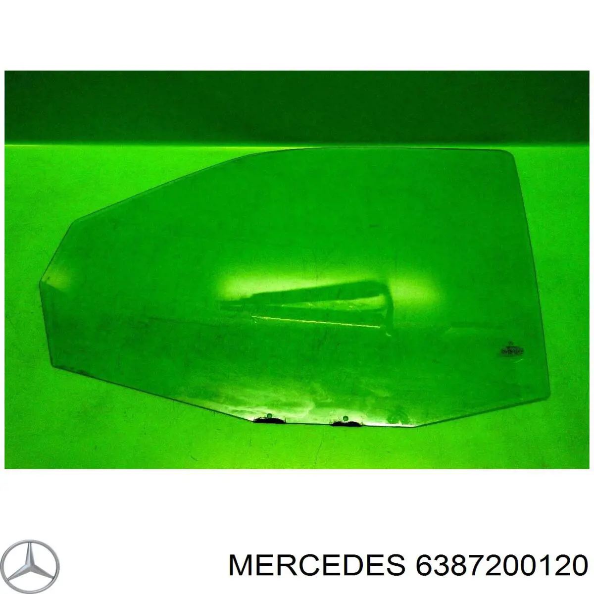6387200120 Mercedes стекло двери передней левой
