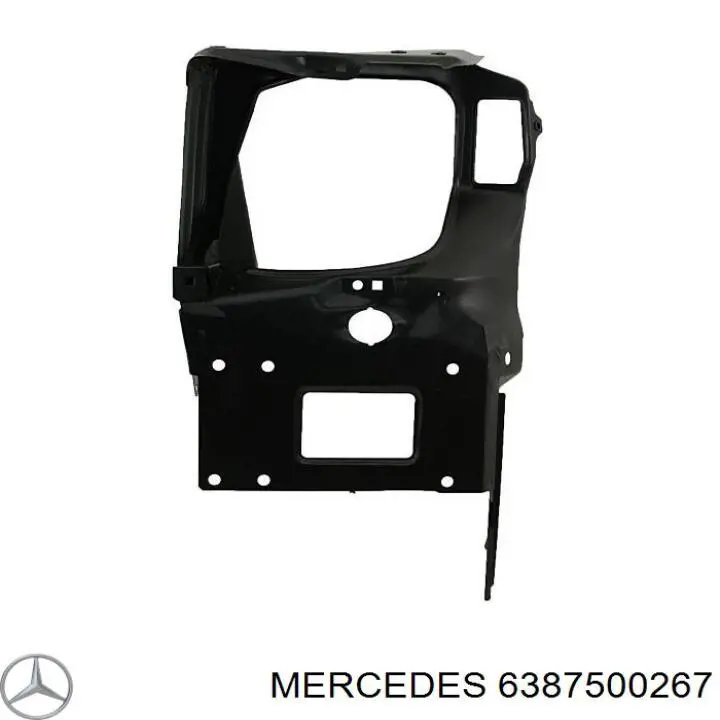 6387500267 Mercedes суппорт радиатора верхний (монтажная панель крепления фар)