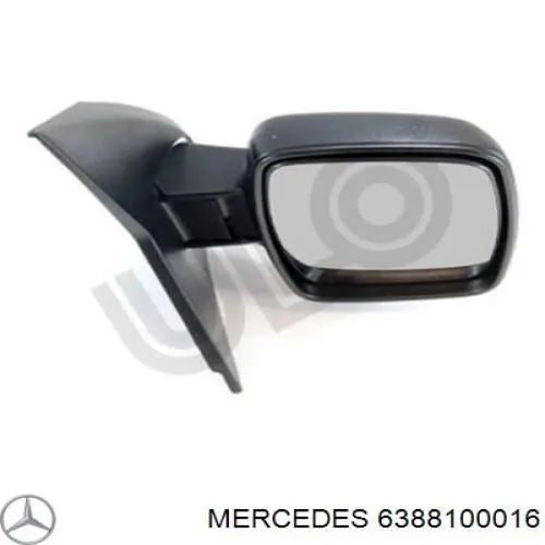 Зеркало заднего вида, левое Mercedes 6388100016 цена, от 34.58 USD