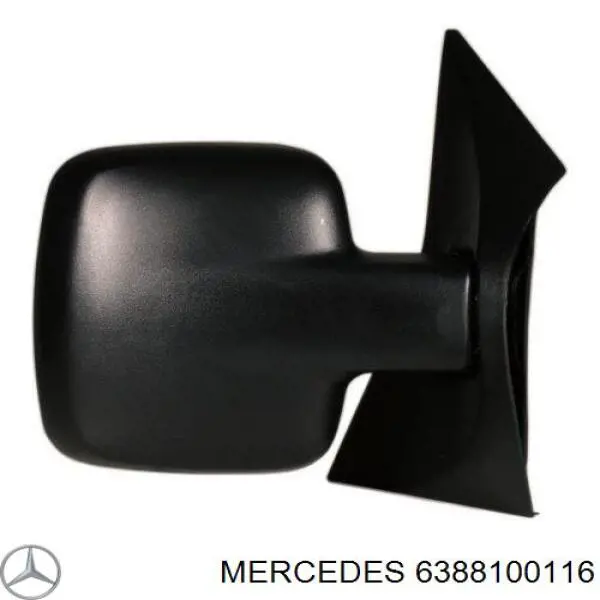 Правое боковое зеркало 6388100116 Mercedes