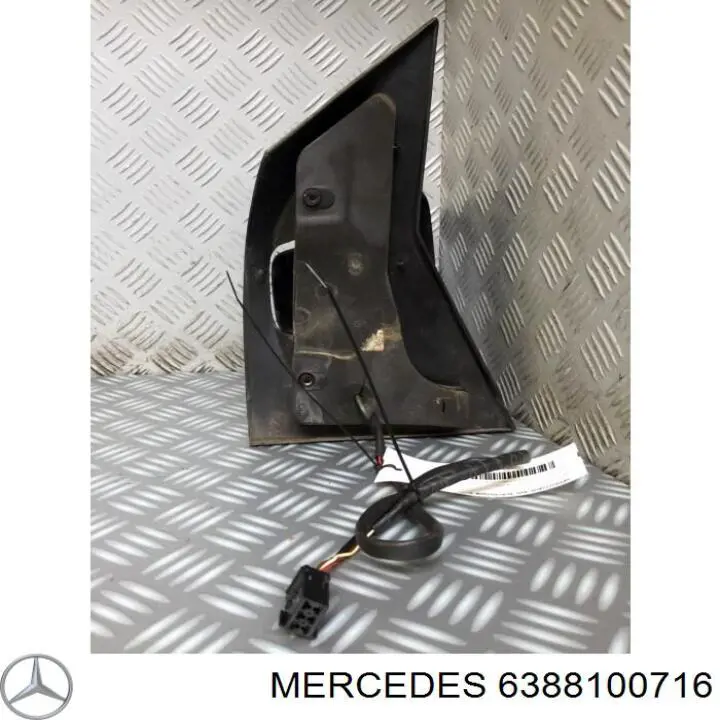 Наружное зеркало правое Mercedes 6388100716 цена, от 47.64 USD
