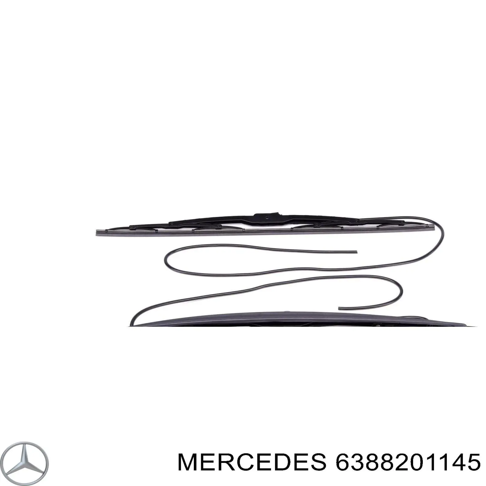 Купить 6388201145 Mercedes Щетка-дворник лобового стекла пассажирская