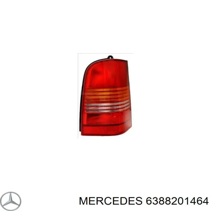 Задняя левая фара Mercedes 6388201464 цена, от 41.39 USD