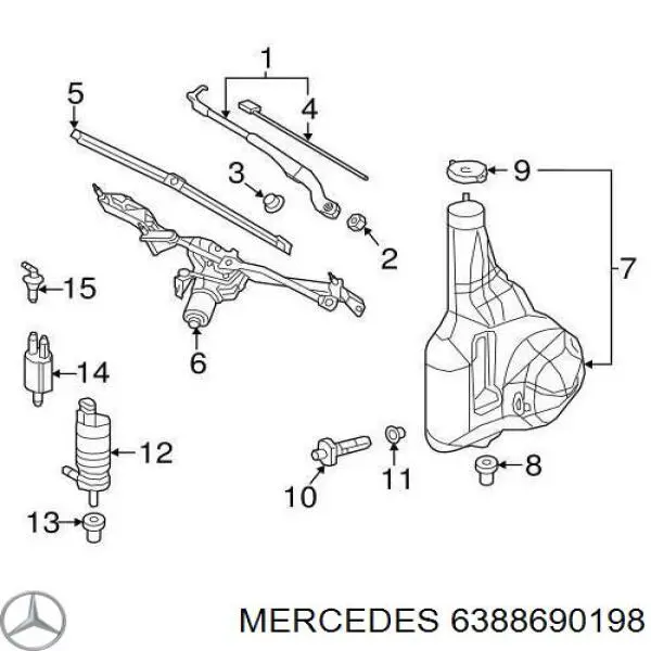 6388690198 Mercedes 