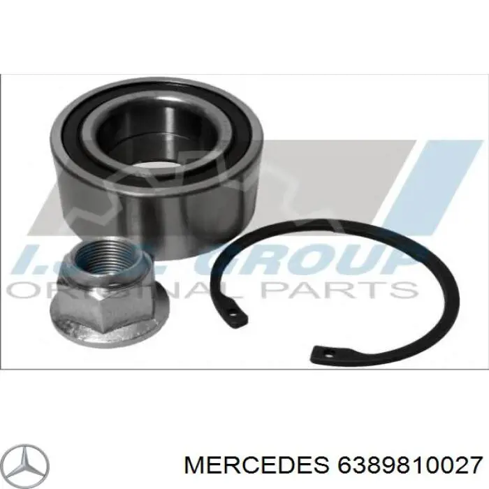 Подшипник ступицы передней/задней 6389810027 Mercedes