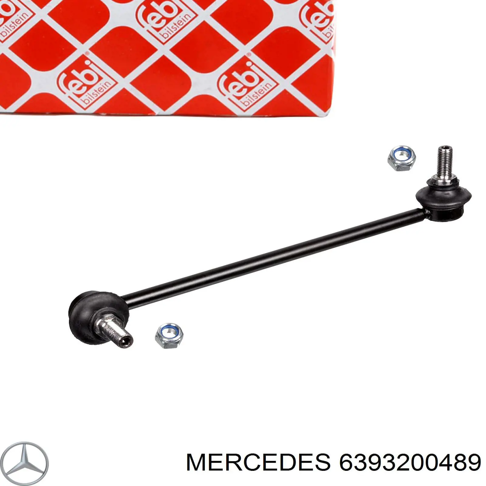6393200489 Mercedes стойка стабилизатора переднего левая