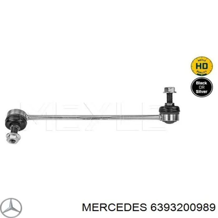 6393200989 Mercedes стойка стабилизатора переднего левая