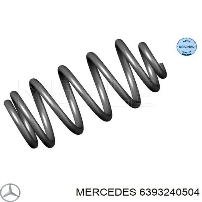 6393240504 Mercedes пружина задняя