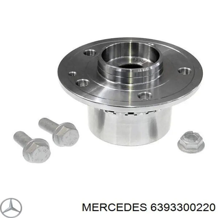 6393300220 Mercedes цапфа (поворотный кулак передний левый)