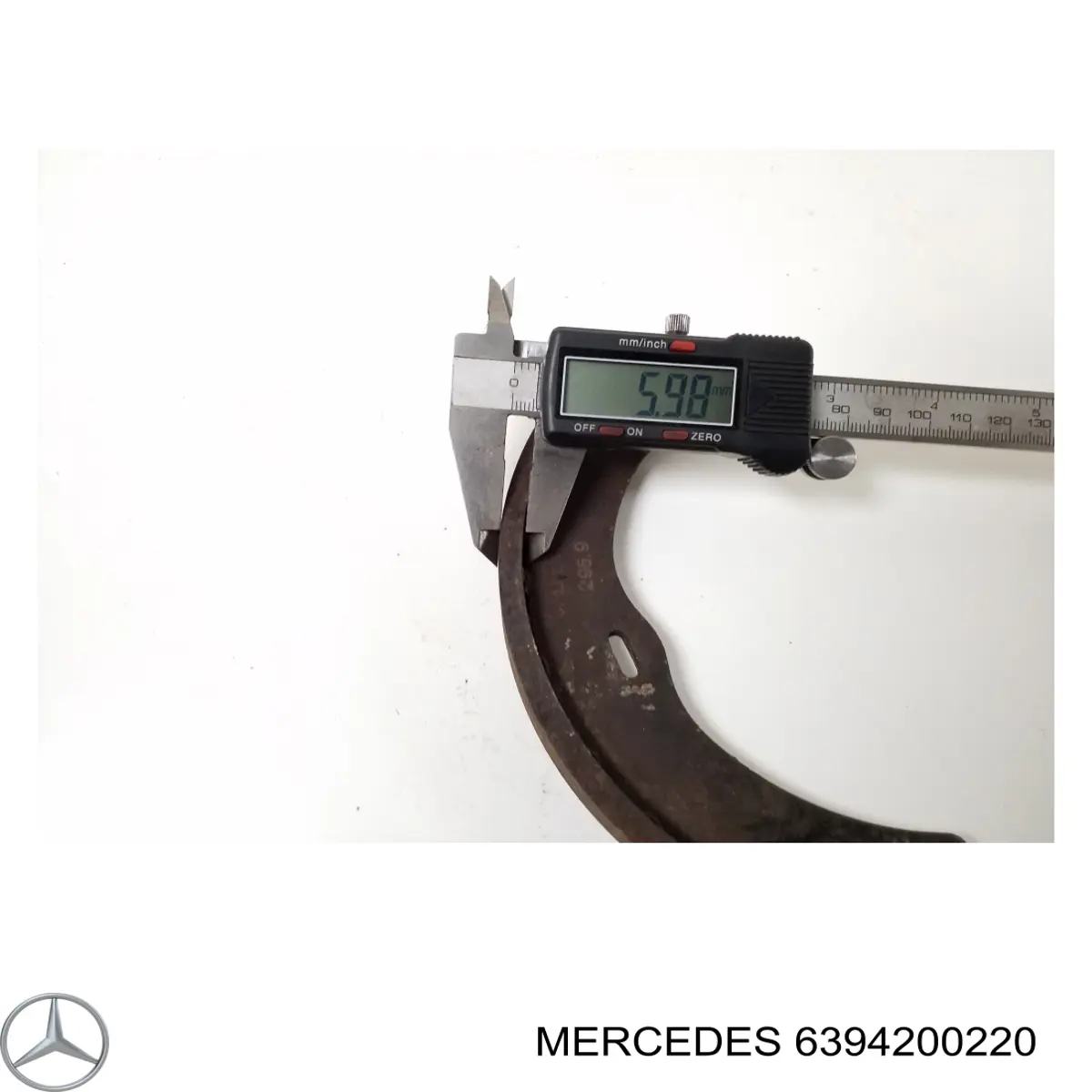 Купить 6394200220 Mercedes Колодки ручника/стояночного тормоза