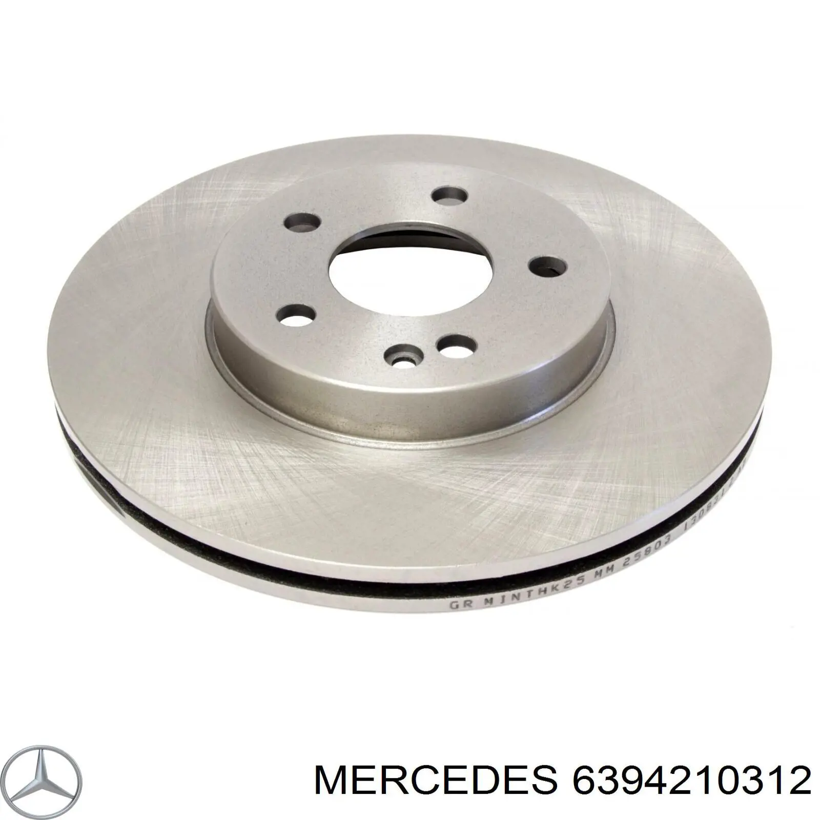 Тормоз дисковый передний Mercedes 6394210312 цена, от 49.37 USD