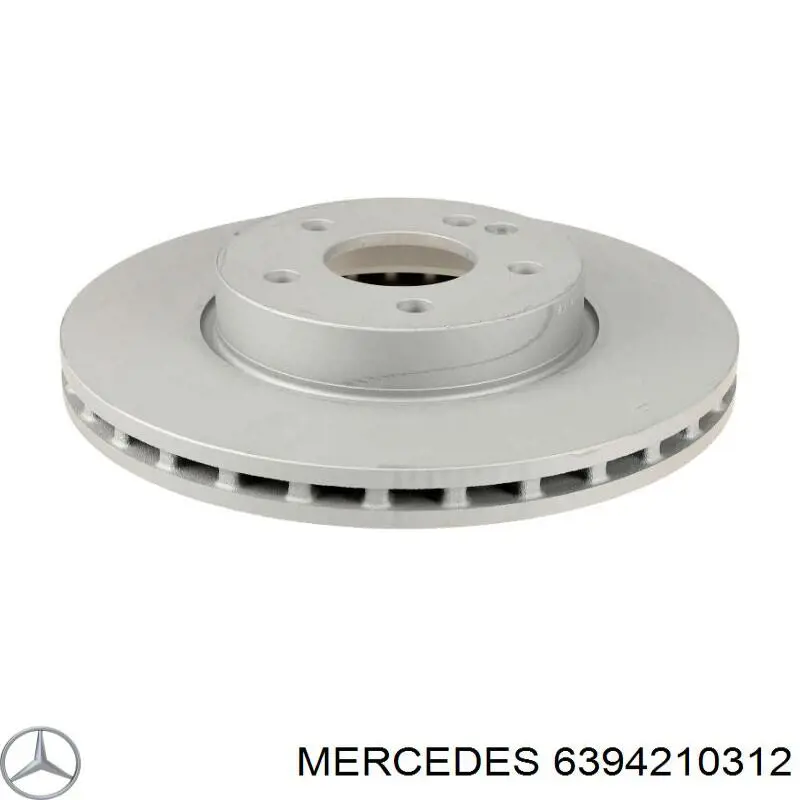 Передние тормозные диски 6394210312 Mercedes