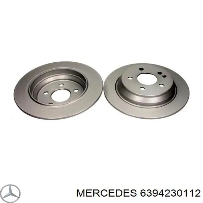 Купить 6394230112 Mercedes Диск тормозной задний