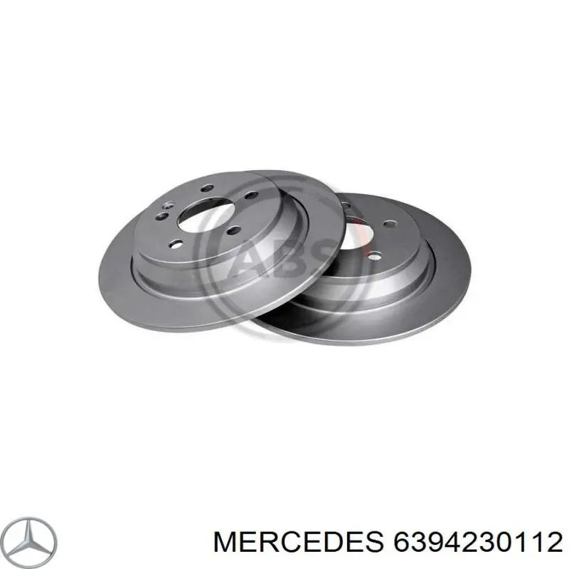 Задний тормозной диск Mercedes 6394230112 цена, от 29.67 USD