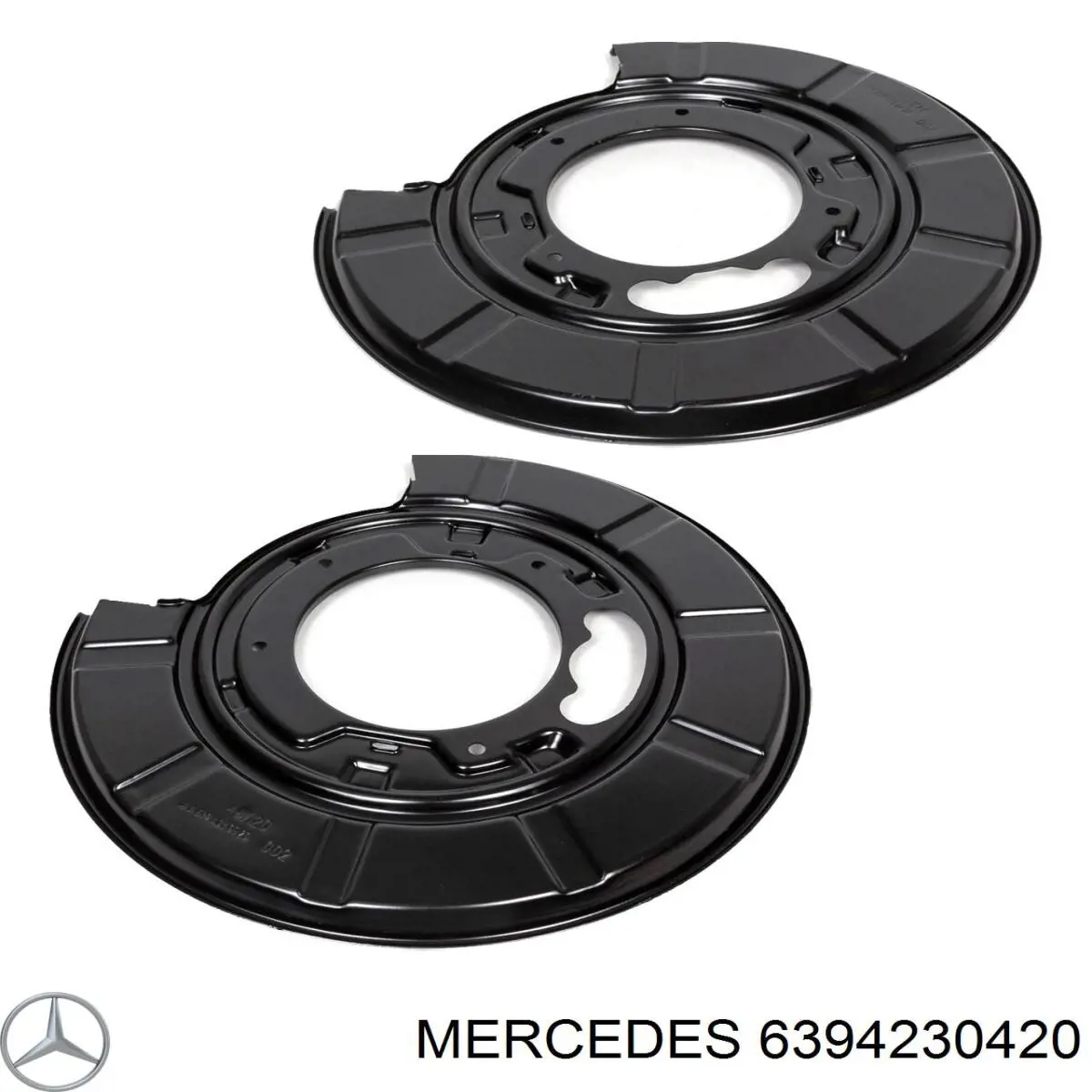 Купить 6394230420 Mercedes Защита тормозного диска заднего, левая