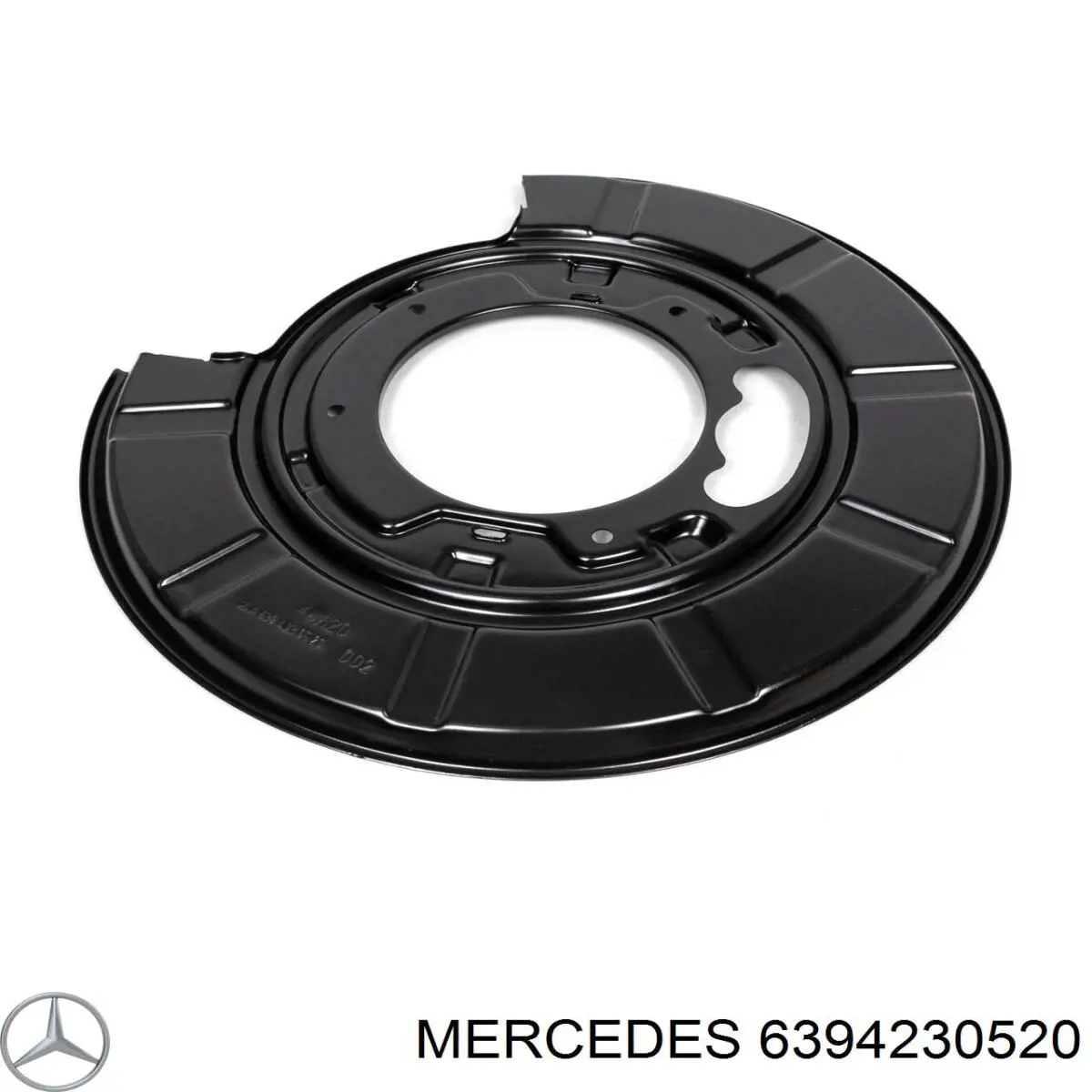 Защита тормозного диска заднего, правая на Mercedes Sprinter (906)