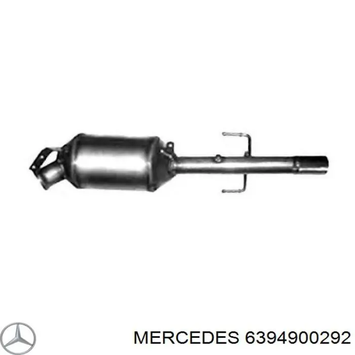 6394900292 Mercedes сажевый фильтр системы отработавших газов