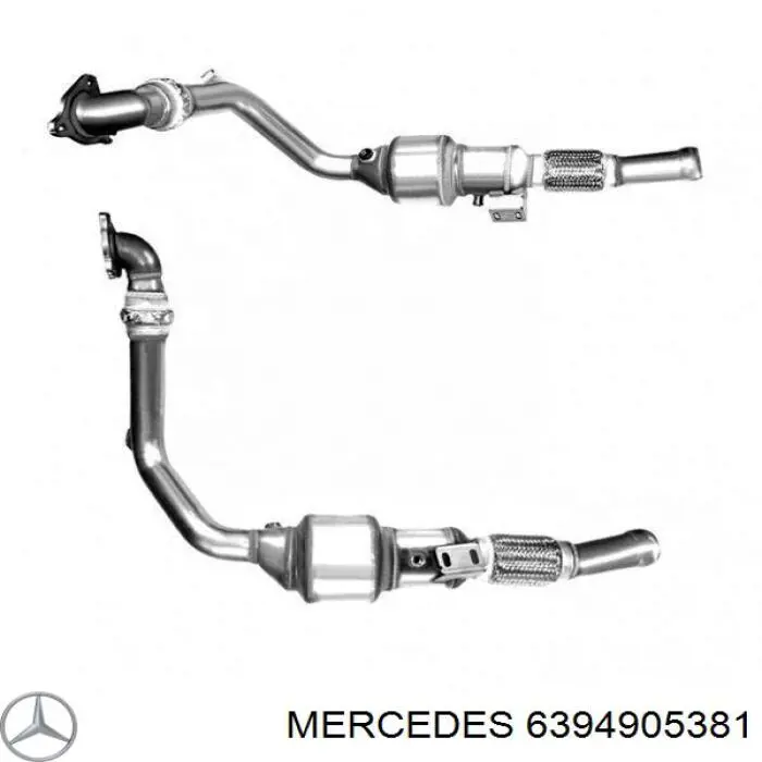 6394905381 Mercedes Конвертор-катализатор