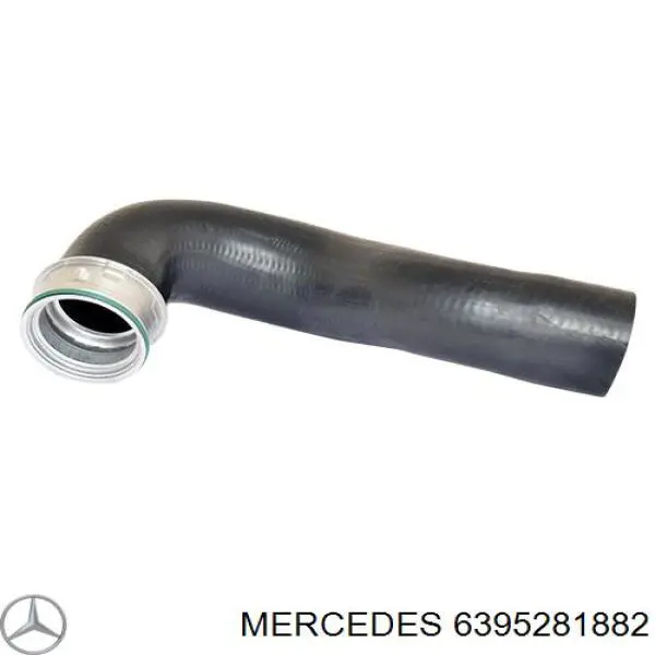 6395281882 Mercedes шланг (патрубок интеркуллера нижний)