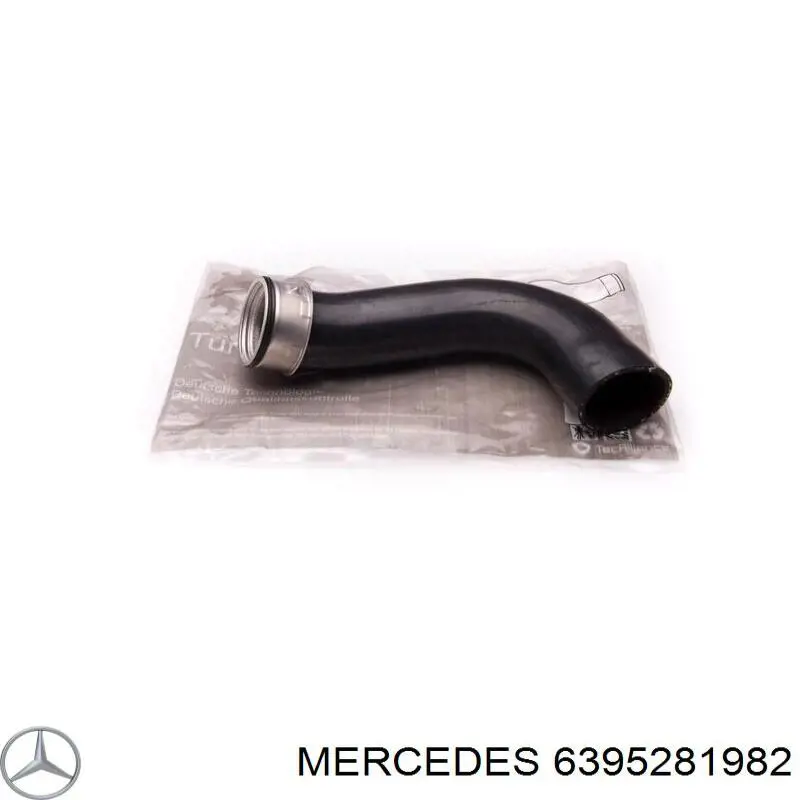6395281982 Mercedes шланг (патрубок интеркуллера правый)