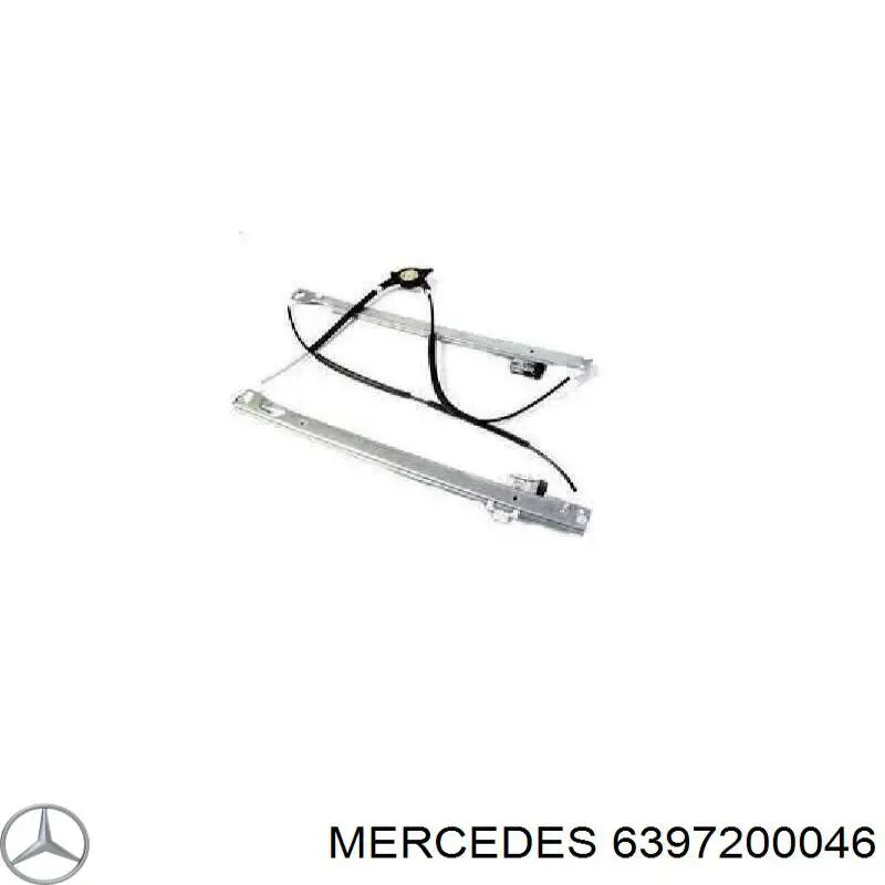 Стеклоподъемник передней левой двери 6397200046 Mercedes