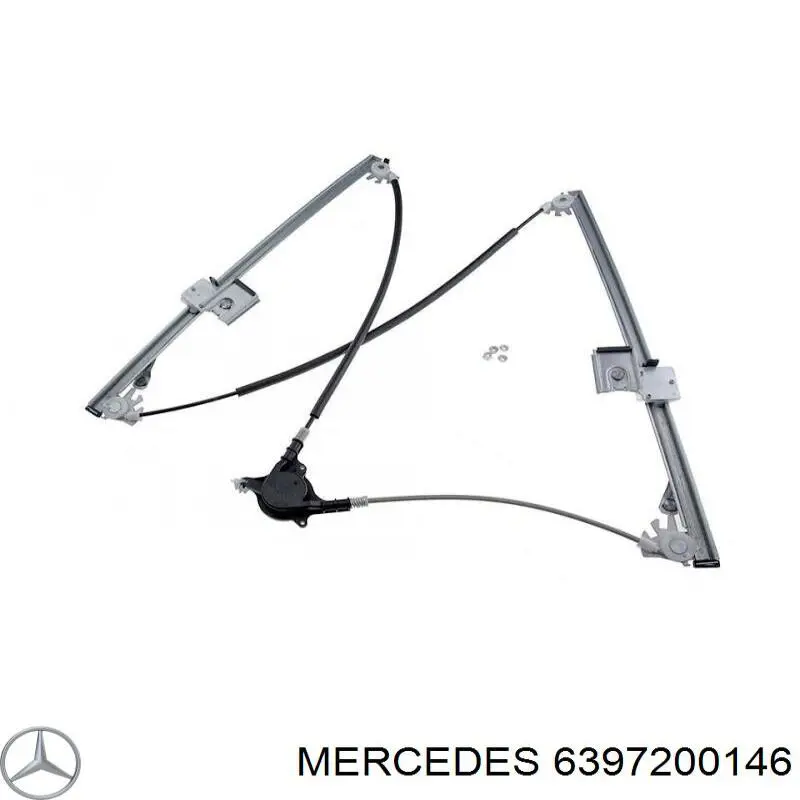 6397200146 Mercedes механизм стеклоподъемника двери передней правой