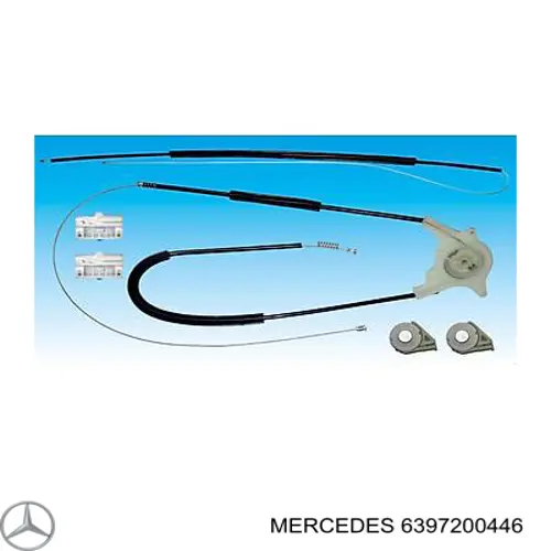 Купить 6397200446 Mercedes Подъемник механический ветрового стекла
