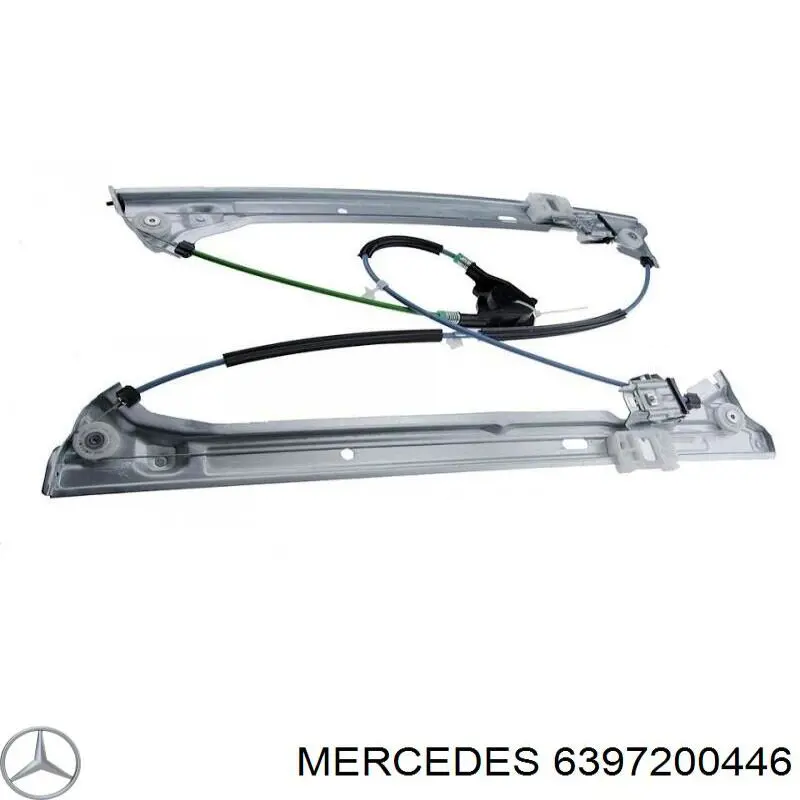 Механизм стеклоподъемника двери передней левой 6397200446 Mercedes