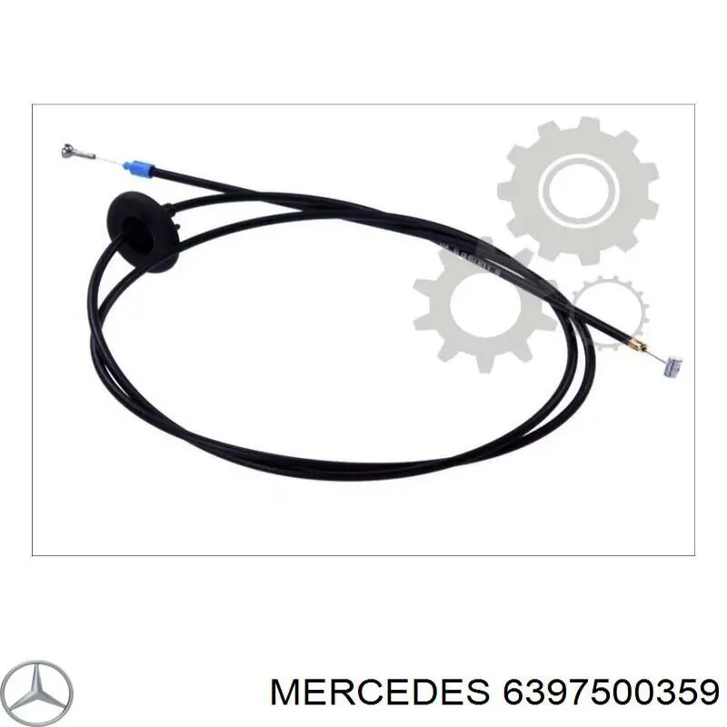 6397500359 Mercedes трос открывания капота