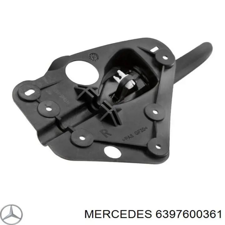 Ручка двери передней внутренняя правая Autotechteile 7638 цена, от 6.31 USD