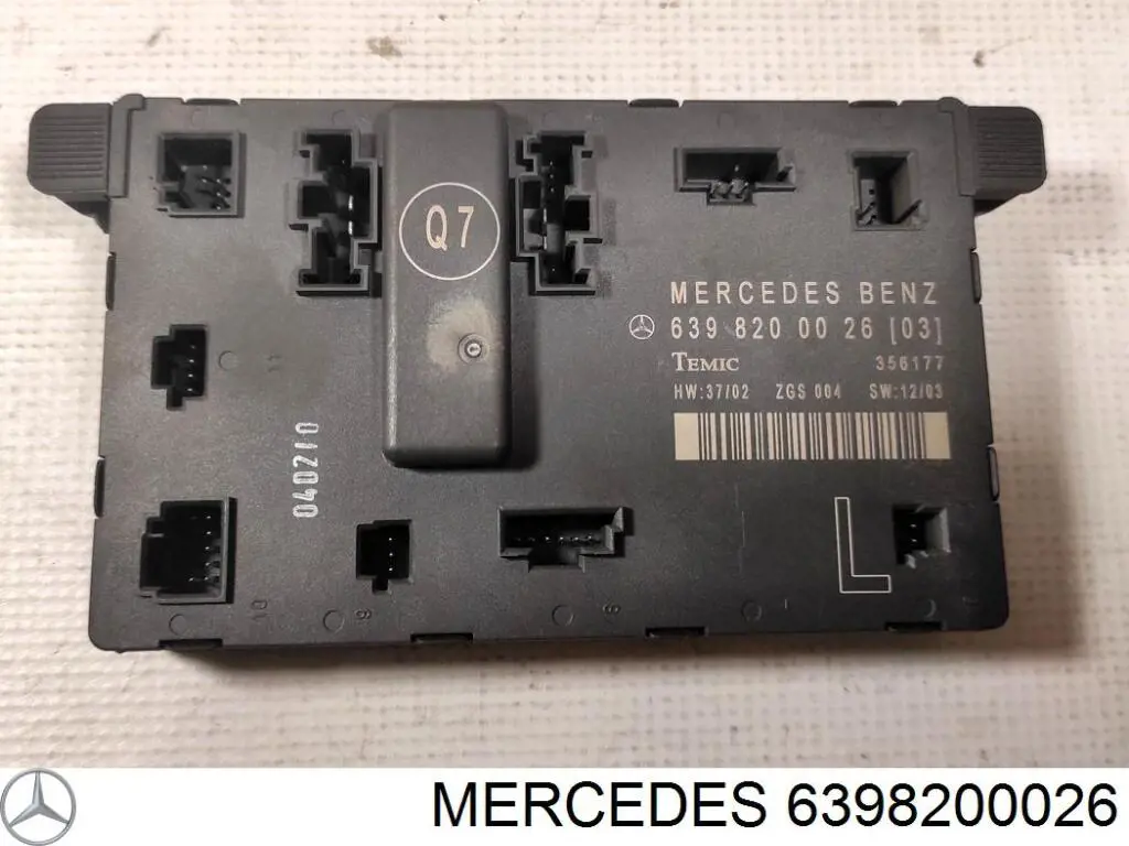 Купить 6398200026 Mercedes Блок комфорта передней двери