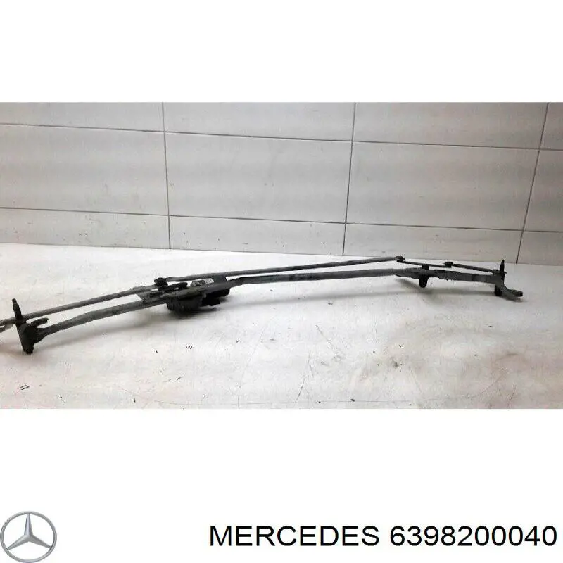 6398200040 Mercedes trapézio de limpador pára-brisas