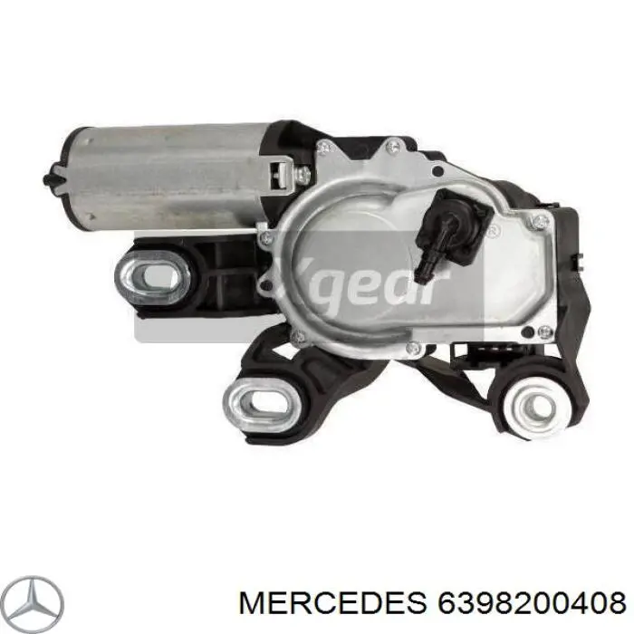 6398200408 Mercedes мотор стеклоочистителя заднего стекла