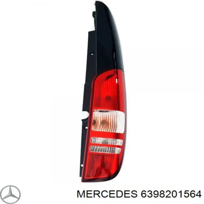 Фонарь задний правый 6398201564 Mercedes