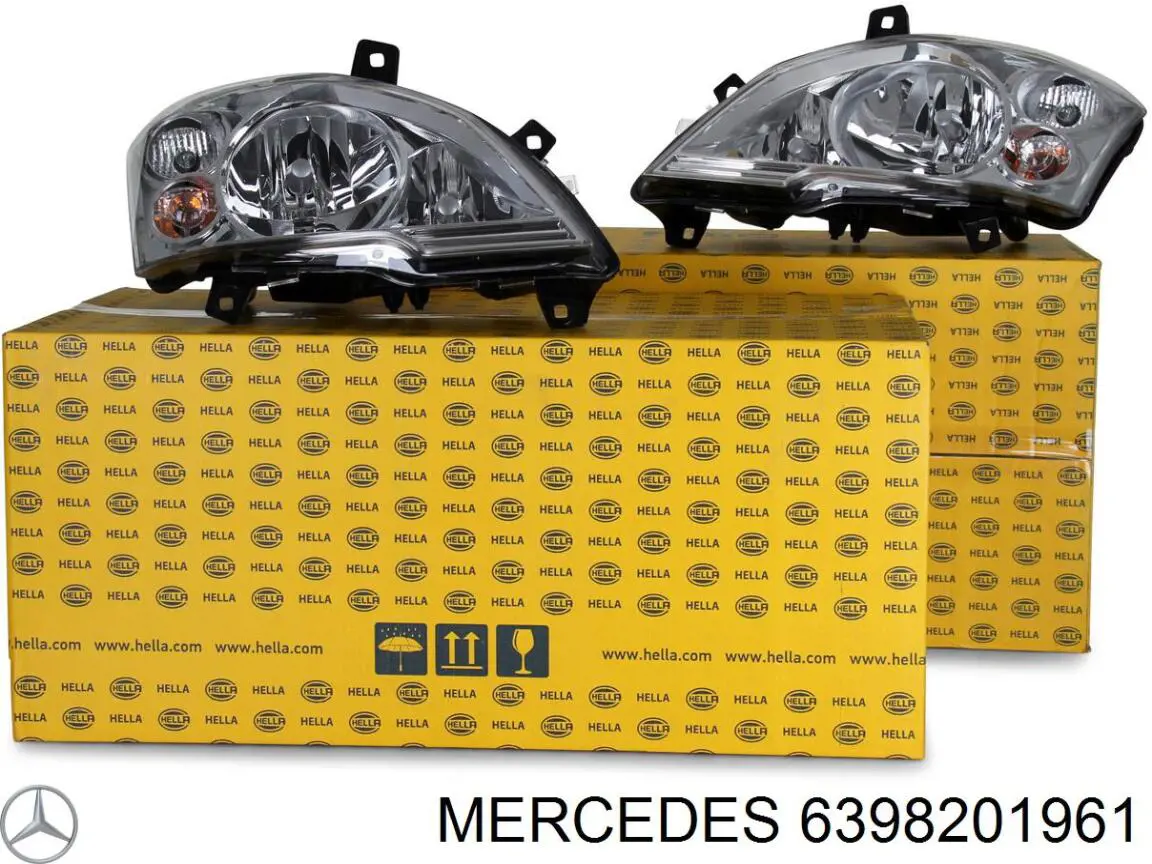 Правая блок фара Mercedes 6398201961 цена, от 152.74 USD