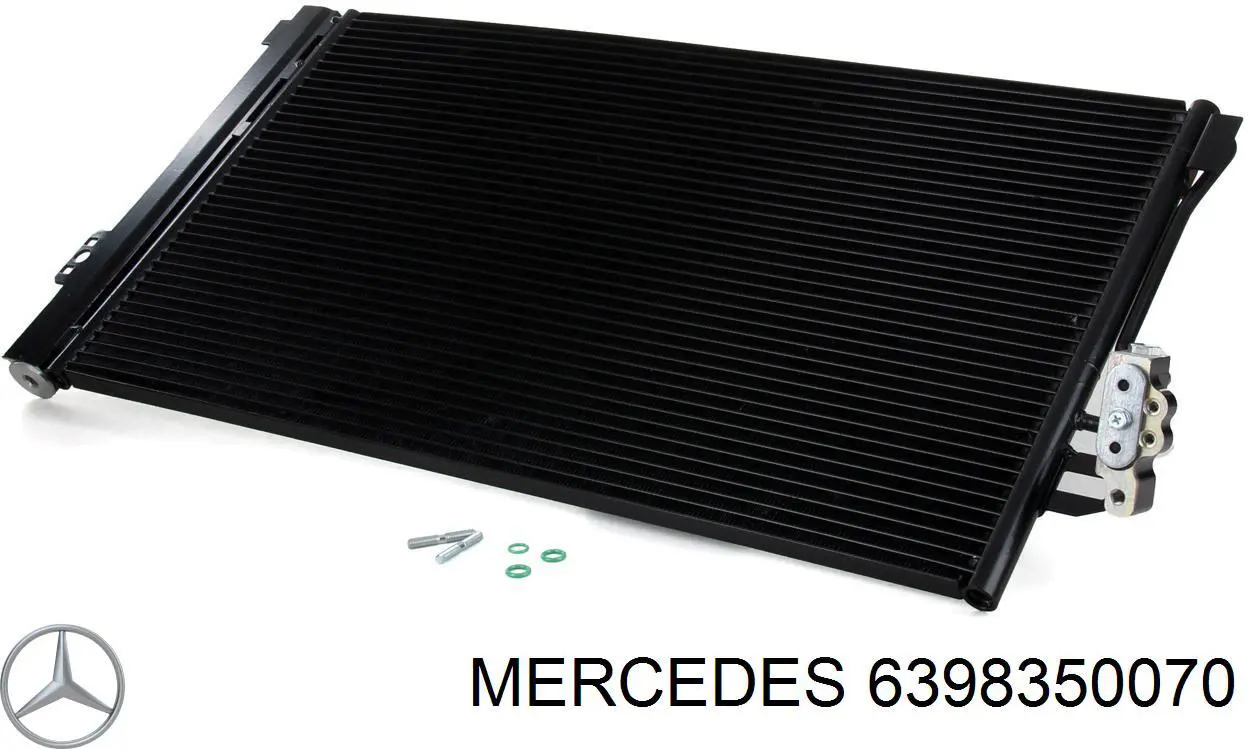 Конденсатор кондиционера Mercedes 6398350070 цена, от 76.44 USD
