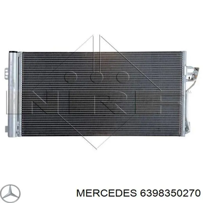6398350270 Mercedes радиатор кондиционера
