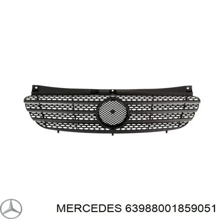 63988001859051 Mercedes Решетка радиатора