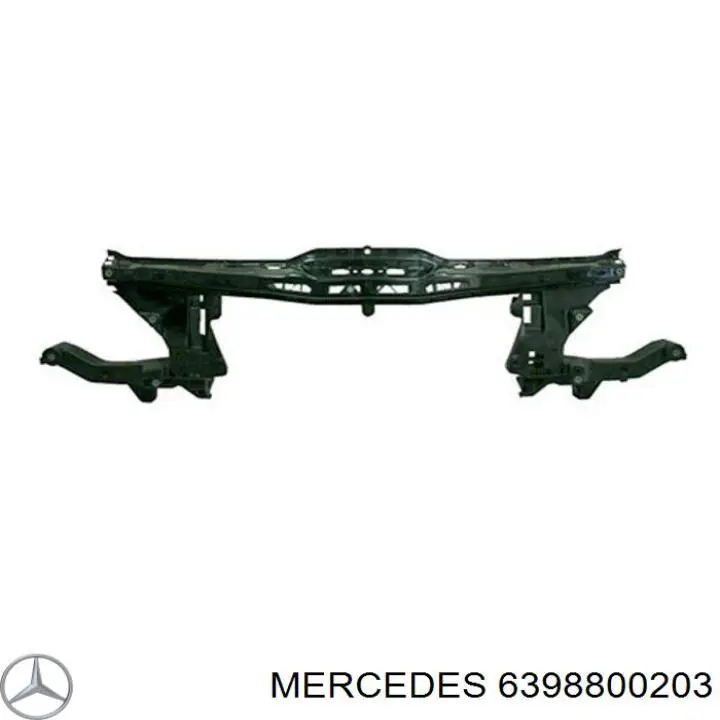 Рамка радиатора 6398800203 Mercedes