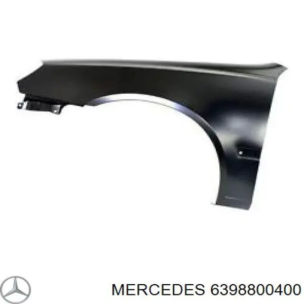 6398800400 Mercedes Переднее левое крыло