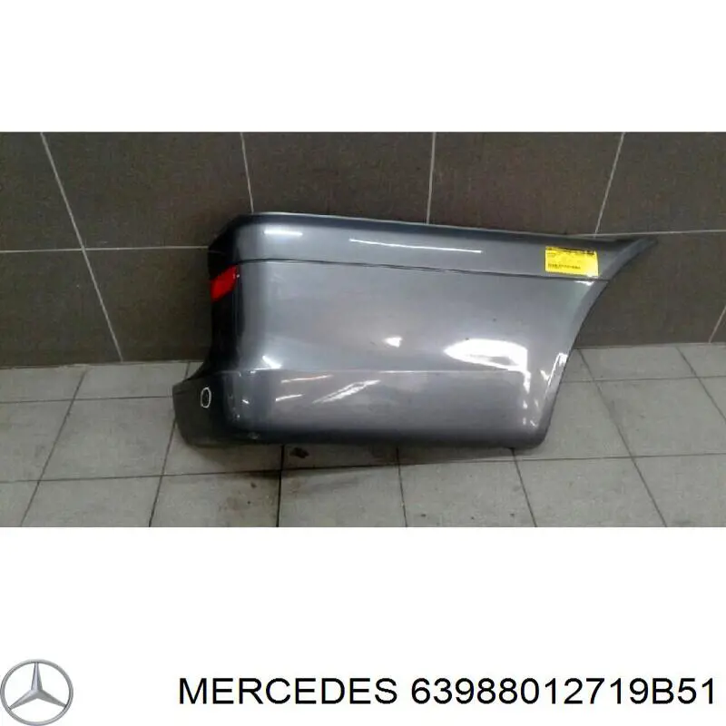Купить 6398801271 Mercedes Бампер задний, левая часть