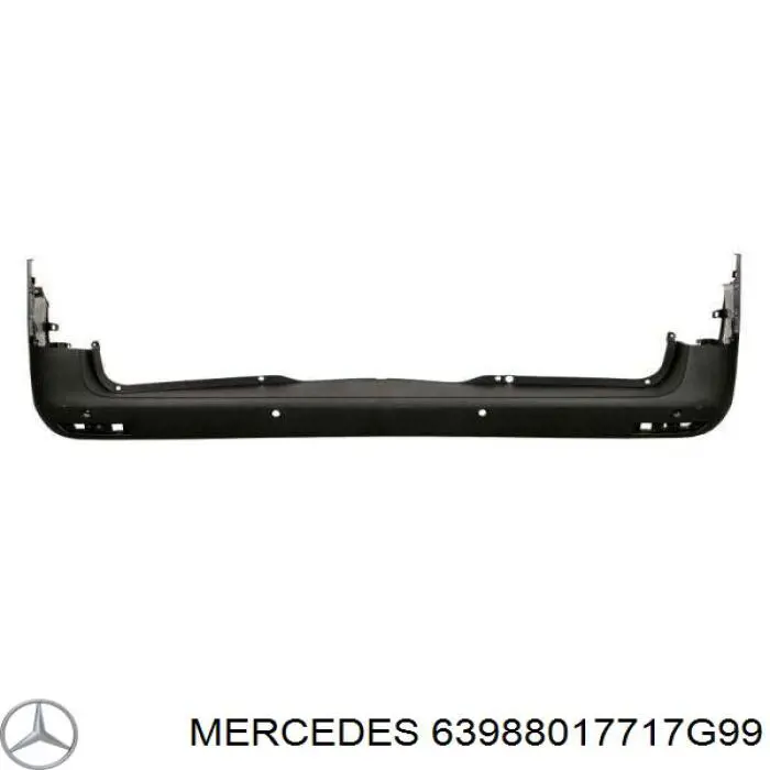 Купить 63988017717G99 Mercedes Бампер задний, правая часть