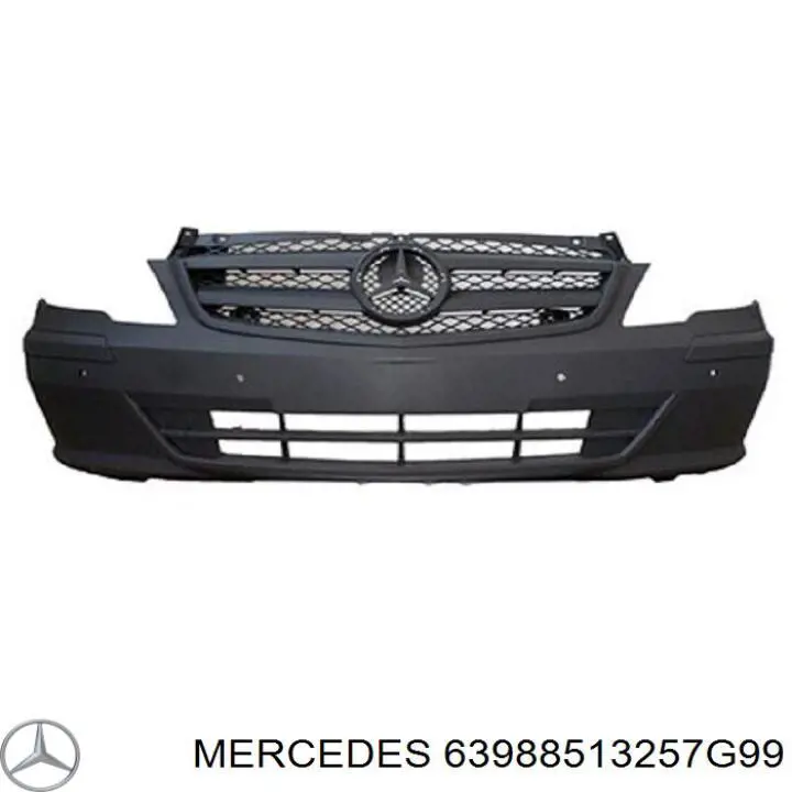 A63988513257G99 Mercedes передний бампер