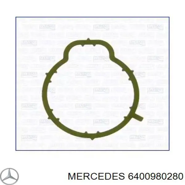 A6400980280 Mercedes  Прокладка впускного коллектора