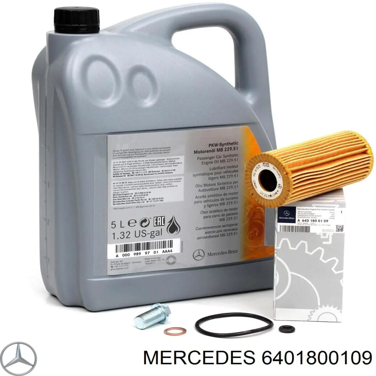 Купить 6401800109 Mercedes Фильтр центробежный очистки масла