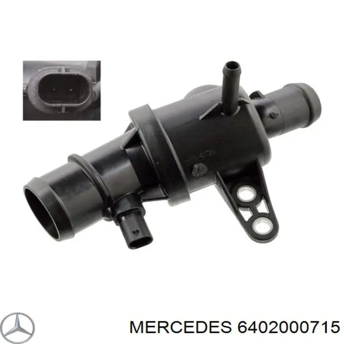 Корпус термостата 6402000715 Mercedes