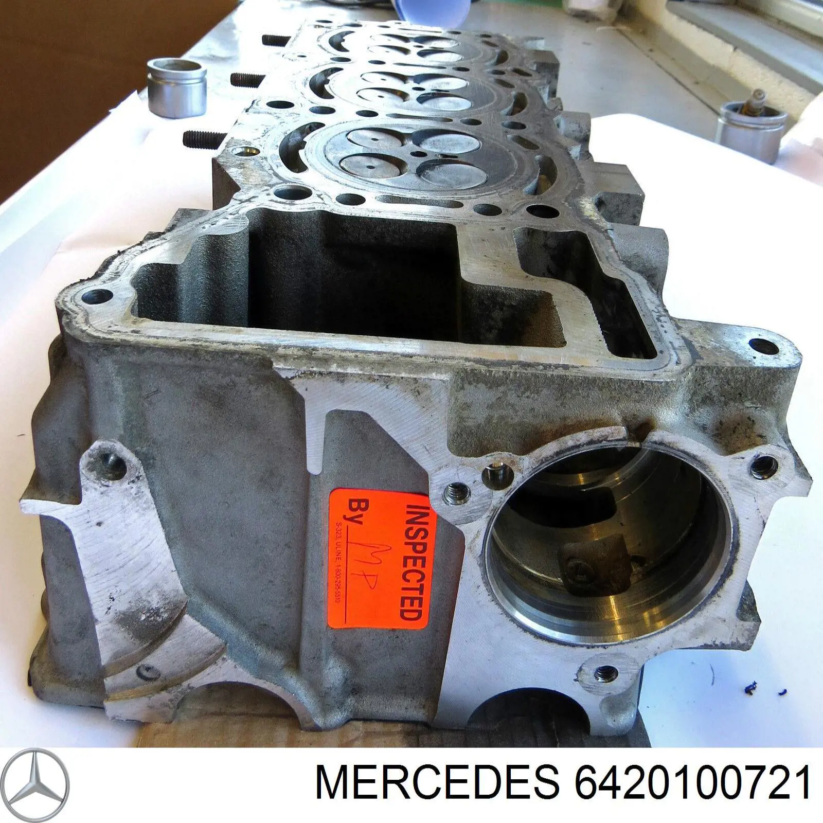 Купить A6420109520 Mercedes Головка блока цилиндров (ГБЦ) левая