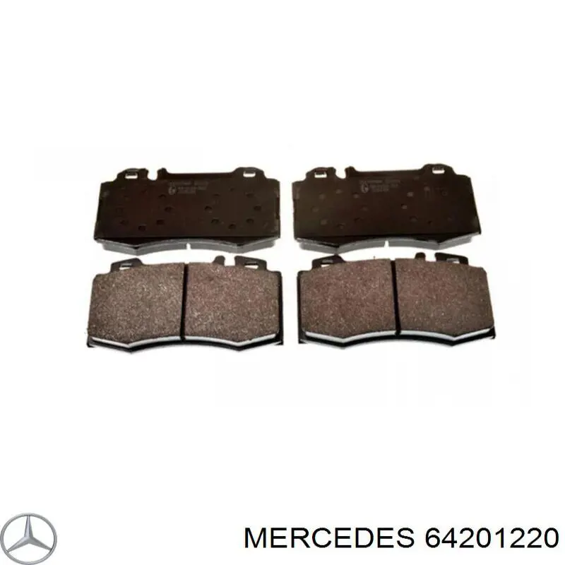 64201220 Mercedes колодки тормозные передние дисковые